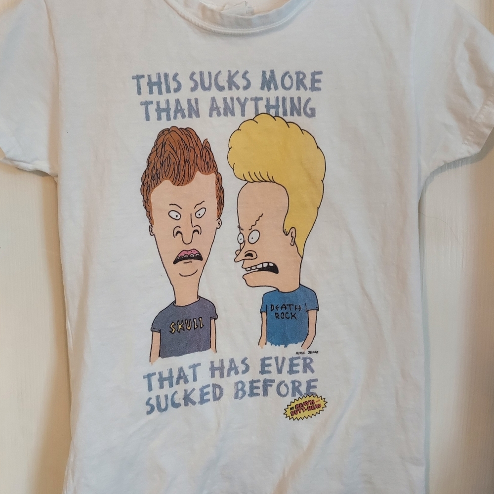 Beavis And Butt-Head Licensed Graphic   T-shirt
